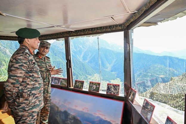 Army chief reviews operational preparedness in Kashmir, urges troops to remain mission-ready