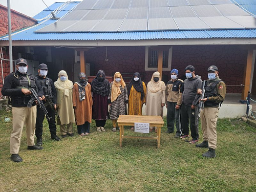 Six Arrested as Bandipora Police Probe Alleged Banned Outfit Network