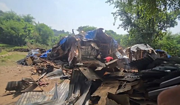 Nearly A Dozen Rohingya Structures On Forest Land Demolished In Jammu