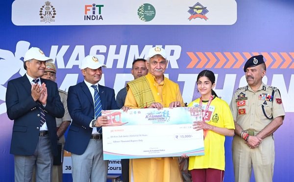 Youth Participation In Kashmir Marathon Is Investment In Shared Future: LG